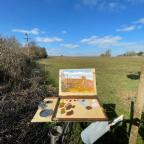 Still painting, not writing!